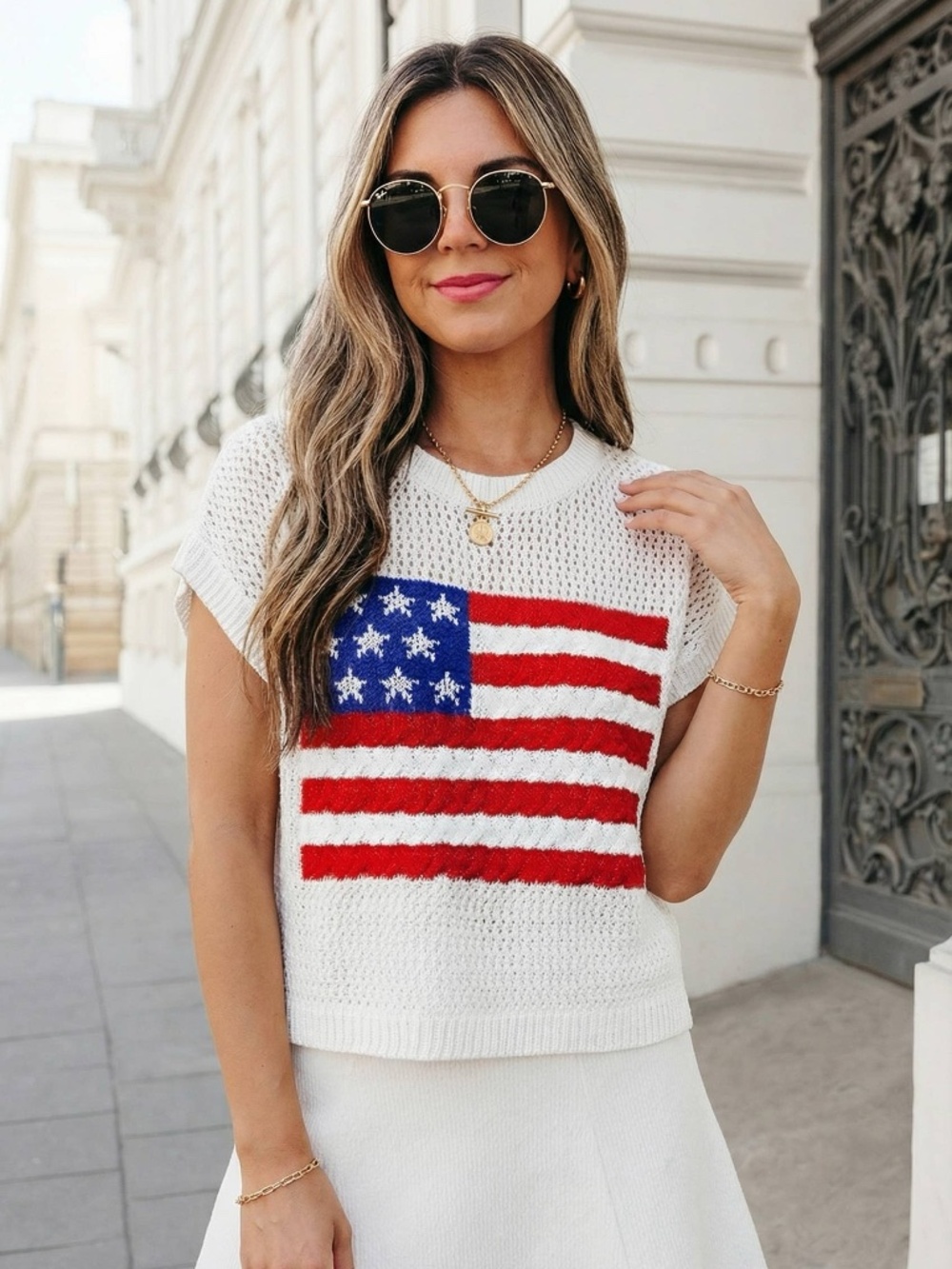 Sweater with Flag